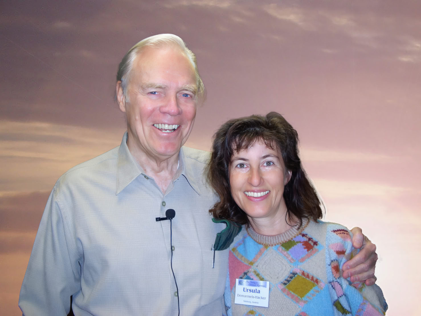 Dr. Michael Newton & Ursula Demarmels 2004 in Studio City, Los Angeles, CA, U.S.A. (c) Univ.-Prof. Dr. Gerhard W. Hacker 