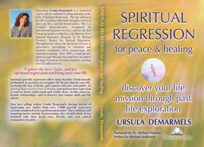 Buchcover Ursula Demarmels Spiritual Regression for Peace & healing. Discover your life mission hrough past life exploration (c) Llewellyn Worldwide, USA