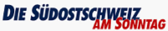 Logo DIE SÜDOSTSCHWEIZ AM SONNTAG für Link zu Die Bündnerin, die die "Katze" ins Jahr 1760 zurückführte. Ursula Demarmels begleitet Menschen auf Reisen in ihre früheren Leben - darunter auch Prominenz wie Daniela Katzenberger. Interview von Oliver BERGER in Schweizer Tageszeitung DIE SÜDOSTSCHWEIZ AM SONNTAG (25.11.2012)